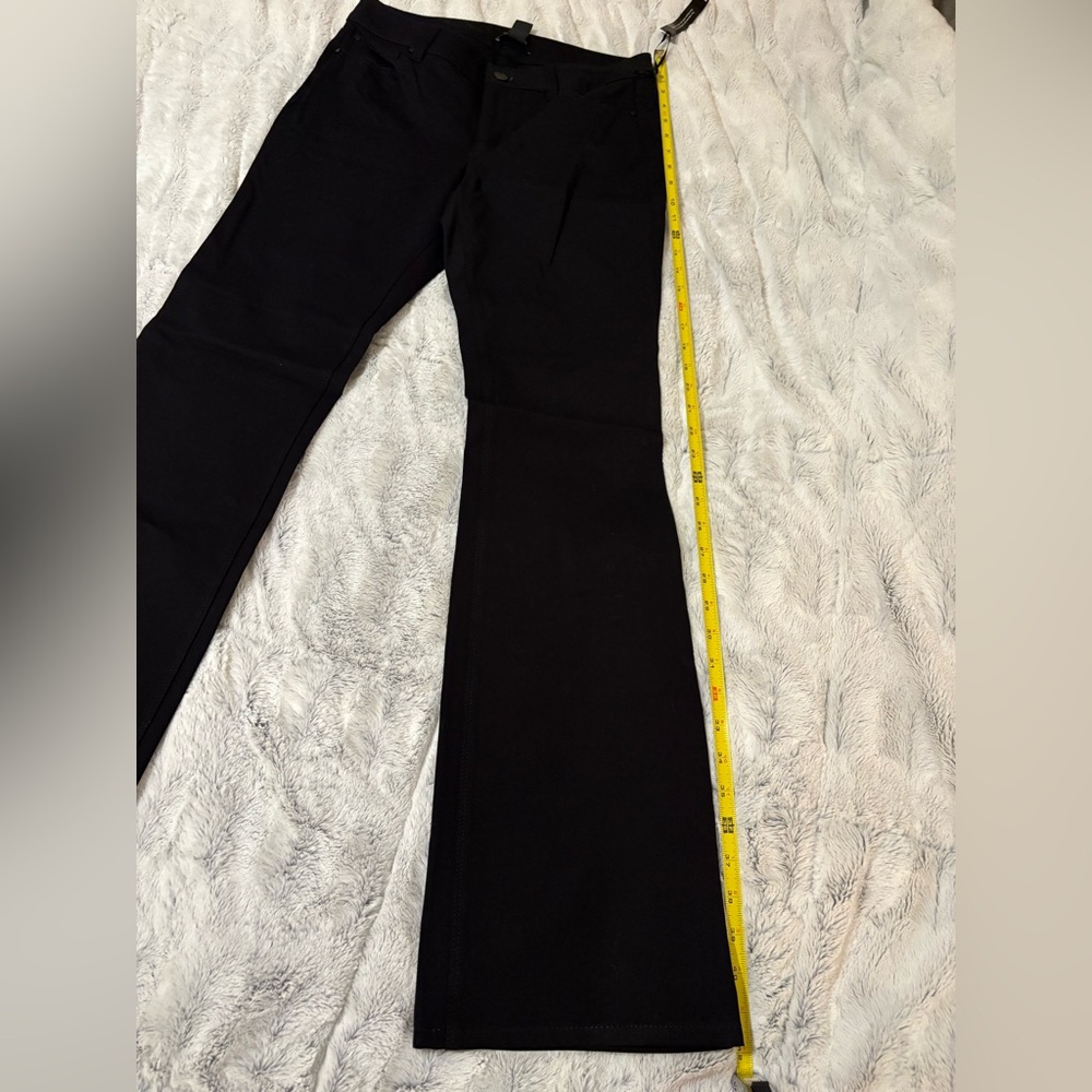 WHITE HOUSE BLACK MARKET Womens Black High Rise Skinny Flare Jeans Size 4 - Picture 8 of 13